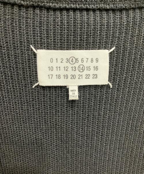 Maison Margiela（メゾンマルジェラ）Maison Margiela (メゾンマルジェラ) ドライバーズニット ブラック サイズ:Ｌの古着・服飾アイテム