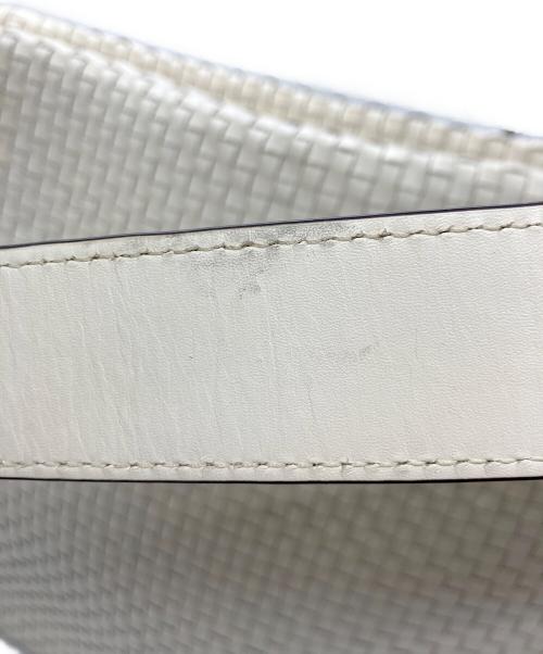 COLE HAAN（コールハーン）COLE HAAN (コールハーン) メッシュトートバッグ ホワイトの古着・服飾アイテム
