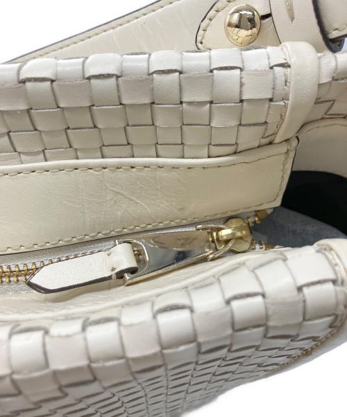 COLE HAAN（コールハーン）COLE HAAN (コールハーン) メッシュトートバッグ ホワイトの古着・服飾アイテム