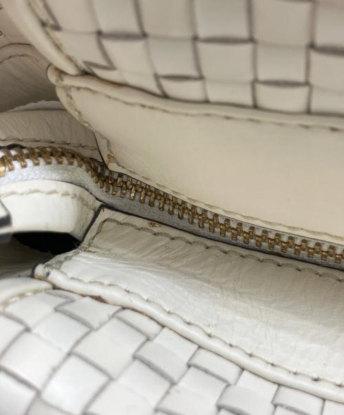 COLE HAAN（コールハーン）COLE HAAN (コールハーン) メッシュトートバッグ ホワイトの古着・服飾アイテム