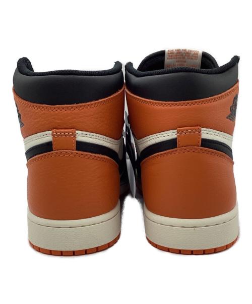 NIKE（ナイキ）NIKE (ナイキ) AIR JORDAN 1 RETRO HIGH OG オレンジ×ブラック サイズ:27.5 未使用品の古着・服飾アイテム