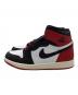 NIKE (ナイキ) AIR JORDAN 1 RETRO HIGH OG ブラック×レッド サイズ:27.5 未使用品：14000円