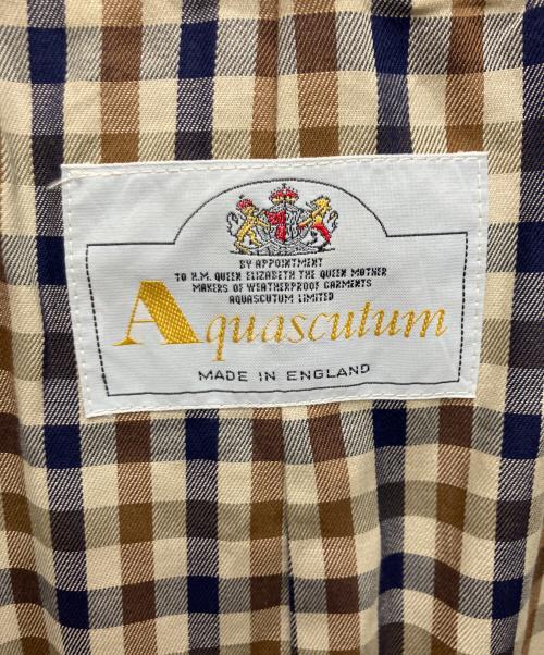 Aquascutum（アクアスキュータム）Aquascutum (アクアスキュータム) 英国製トレンチコート ベージュ サイズ:FREEの古着・服飾アイテム