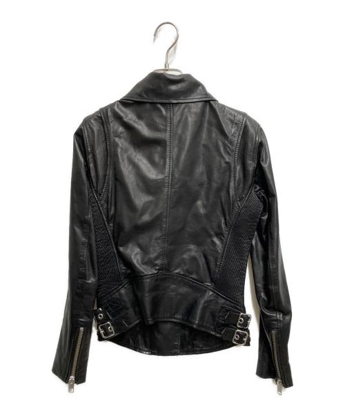 DIESEL（ディーゼル）DIESEL (ディーゼル) ライダースジャケット ブラック サイズ:XSの古着・服飾アイテム