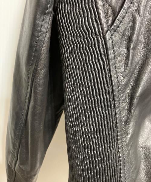 DIESEL（ディーゼル）DIESEL (ディーゼル) ライダースジャケット ブラック サイズ:XSの古着・服飾アイテム
