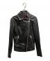 DIESEL（ディーゼル）の古着「ライダースジャケット」｜ブラック