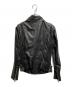 DIESEL (ディーゼル) ライダースジャケット ブラック サイズ:XS：13000円