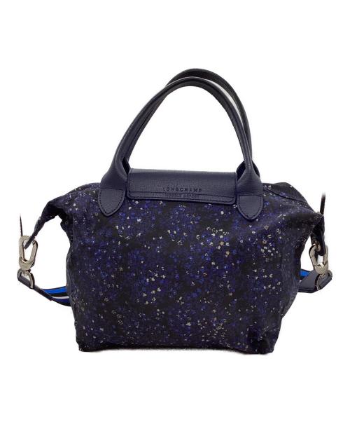 LONGCHAMP（ロンシャン）LONGCHAMP (ロンシャン) ル・プリアージュ フルール ネイビーの古着・服飾アイテム