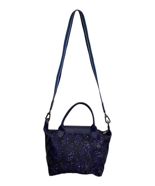 LONGCHAMP（ロンシャン）LONGCHAMP (ロンシャン) ル・プリアージュ フルール ネイビーの古着・服飾アイテム