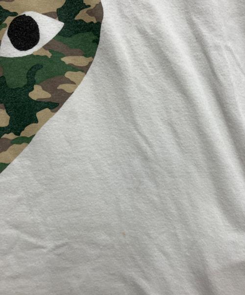 PLAY COMME des GARCONS（プレイコムデギャルソン）PLAY COMME des GARCONS (プレイコムデギャルソン) ハートプリントTシャツ ホワイト サイズ:Mの古着・服飾アイテム