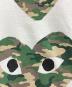 中古・古着 PLAY COMME des GARCONS (プレイコムデギャルソン) ハートプリントTシャツ ホワイト サイズ:M：5000円