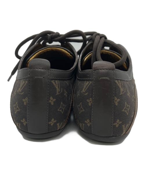 LOUIS VUITTON（ルイ ヴィトン）LOUIS VUITTON (ルイ ヴィトン) モノグラム レザースニーカー ブラウン サイズ:36の古着・服飾アイテム