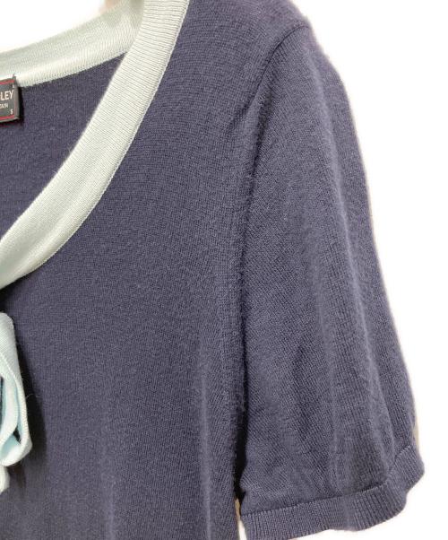 JOHN SMEDLEY（ジョンスメドレー）JOHN SMEDLEY (ジョンスメドレー) シーアイランドコットンボウタイニット ネイビー サイズ:Sの古着・服飾アイテム