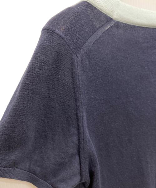 JOHN SMEDLEY（ジョンスメドレー）JOHN SMEDLEY (ジョンスメドレー) シーアイランドコットンボウタイニット ネイビー サイズ:Sの古着・服飾アイテム