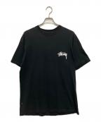 stussyステューシー）の古着「FUZZY DICE TEE（ファジーダイス ティー）」｜ブラック