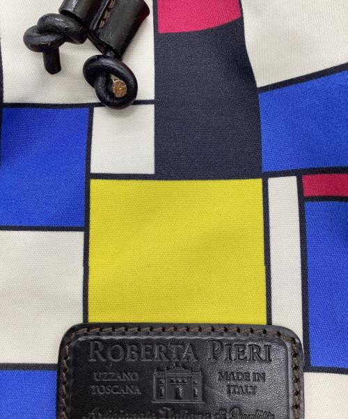 ROBERTA PIERI（ロベルタピエリ）ROBERTA PIERI (ロベルタピエリ) 巾着ショルダーバッグ マルチカラーの古着・服飾アイテム