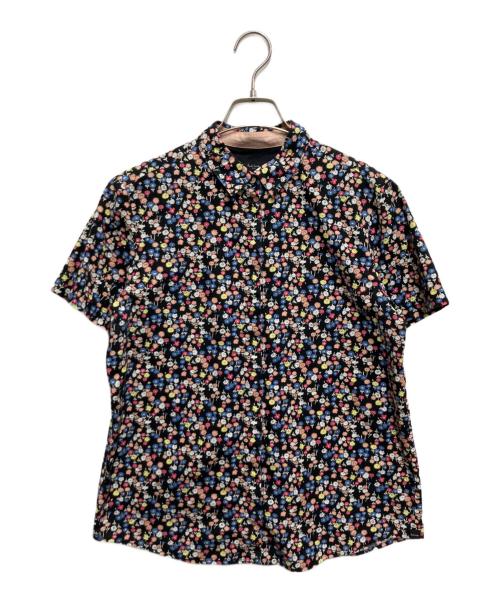 Paul Smith BLACK（ポールスミスブラック）Paul Smith BLACK (ポールスミスブラック) リバティプリント半袖シャツ ブラック サイズ:42の古着・服飾アイテム