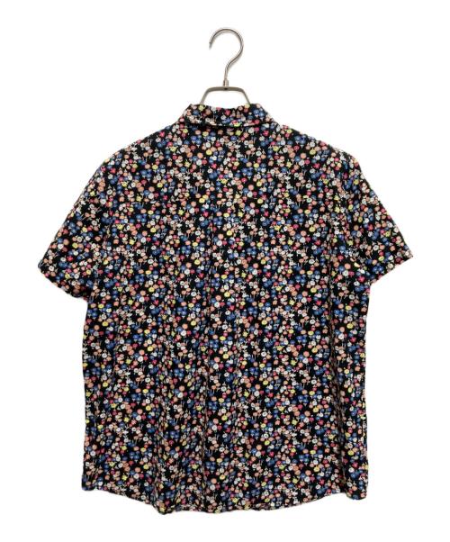 Paul Smith BLACK（ポールスミスブラック）Paul Smith BLACK (ポールスミスブラック) リバティプリント半袖シャツ ブラック サイズ:42の古着・服飾アイテム