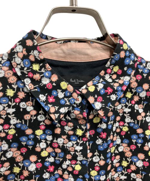 Paul Smith BLACK（ポールスミスブラック）Paul Smith BLACK (ポールスミスブラック) リバティプリント半袖シャツ ブラック サイズ:42の古着・服飾アイテム