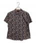 Paul Smith BLACK（ポールスミスブラック）の古着「リバティプリント半袖シャツ」｜ブラック