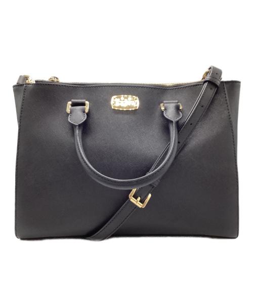 MICHAEL KORS（マイケルコース）MICHAEL KORS (マイケルコース) 2WAYバッグ ブラックの古着・服飾アイテム