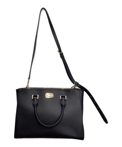 MICHAEL KORS（マイケルコース）MICHAEL KORS (マイケルコース) 2WAYバッグ ブラックの古着・服飾アイテム