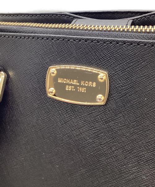MICHAEL KORS（マイケルコース）MICHAEL KORS (マイケルコース) 2WAYバッグ ブラックの古着・服飾アイテム
