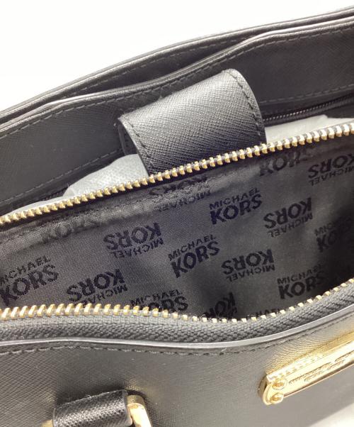 MICHAEL KORS（マイケルコース）MICHAEL KORS (マイケルコース) 2WAYバッグ ブラックの古着・服飾アイテム