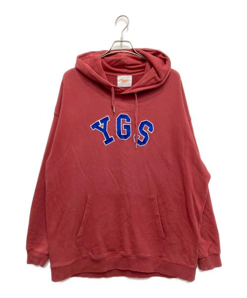 YOUNGER SONG（ヤンガーソング）YOUNGER SONG (ヤンガーソング) プルオーバーパーカー レッド サイズ:Lの古着・服飾アイテム