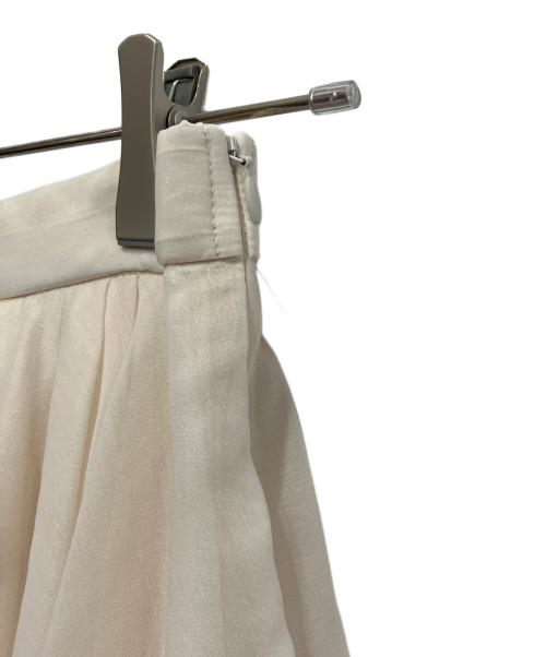 COCODEAL（ココディール）COCODEAL (ココディール) ウェーブフレアオーガンジースカート アイボリー サイズ:2の古着・服飾アイテム