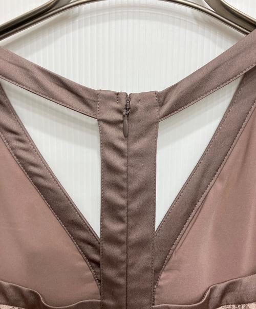FRAY ID（フレイ アイディー）FRAY ID (フレイ アイディー) 2wayチュールレースレイヤードドレス ベージュ サイズ:Oの古着・服飾アイテム