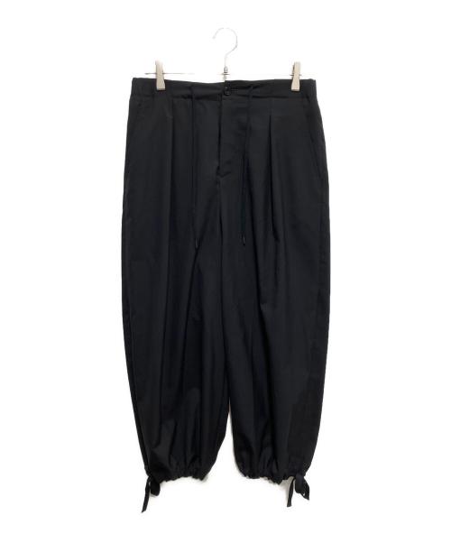 ato（アトウ）ato (アトウ) DRAW CODE WIDE PANTS ブラック サイズ:48の古着・服飾アイテム