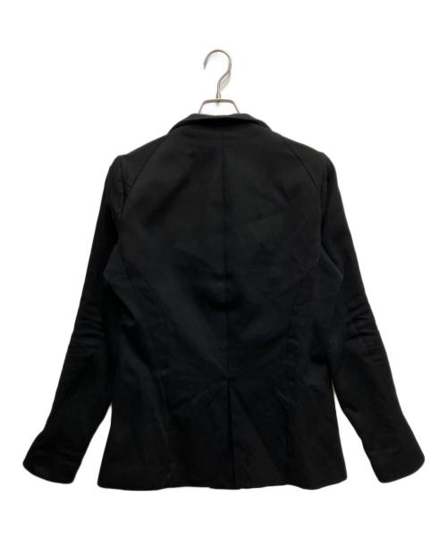 DEVOA（デヴォア）DEVOA (デヴォア) リネン混テーラードジャケット ブラック サイズ:2の古着・服飾アイテム