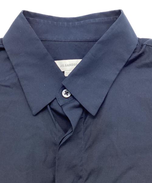 JIL SANDER（ジルサンダー）JIL SANDER (ジルサンダー) ドレスシャツ ネイビー サイズ:39の古着・服飾アイテム