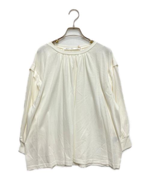 CLOTH&CROSS（クロスアンドクロス）CLOTH&CROSS (クロスアンドクロス) ボリュームカットソー ホワイト サイズ:free 未使用品の古着・服飾アイテム