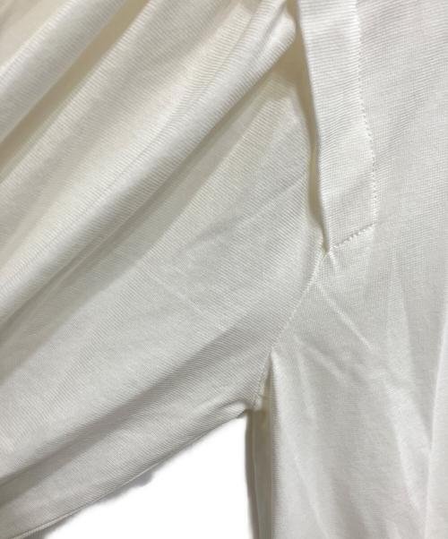 CLOTH&CROSS（クロスアンドクロス）CLOTH&CROSS (クロスアンドクロス) ボリュームカットソー ホワイト サイズ:free 未使用品の古着・服飾アイテム