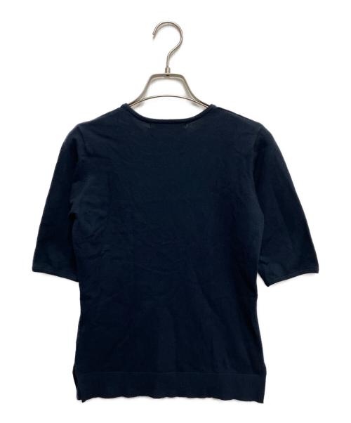 forme（フォルメ）forme (フォルメ) ハーフスリーブニット ネイビー サイズ:freeの古着・服飾アイテム