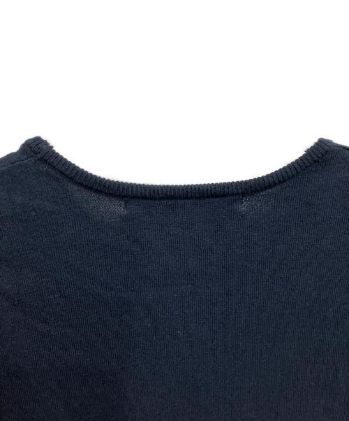 forme（フォルメ）forme (フォルメ) ハーフスリーブニット ネイビー サイズ:freeの古着・服飾アイテム