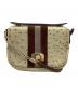 FURLA（フルラ）の古着「オーストリッチミニショルダーバッグ」｜アイボリー×ブラウン