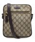 GUCCI（グッチ）の古着「GGスプリームスクエアショルダーバッグ」｜ベージュ×ブラウン