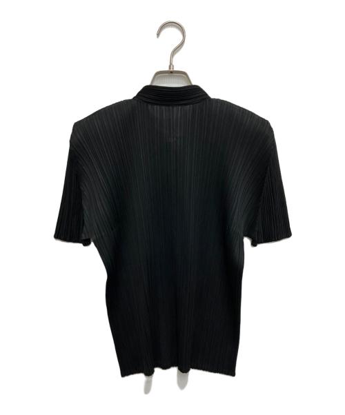 PLEATS PLEASE（プリーツプリーズ）PLEATS PLEASE (プリーツプリーズ) プリーツスキッパーブラウス ブラック サイズ:3の古着・服飾アイテム
