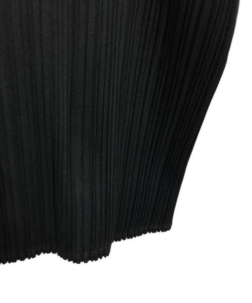 PLEATS PLEASE（プリーツプリーズ）PLEATS PLEASE (プリーツプリーズ) プリーツスキッパーブラウス ブラック サイズ:3の古着・服飾アイテム