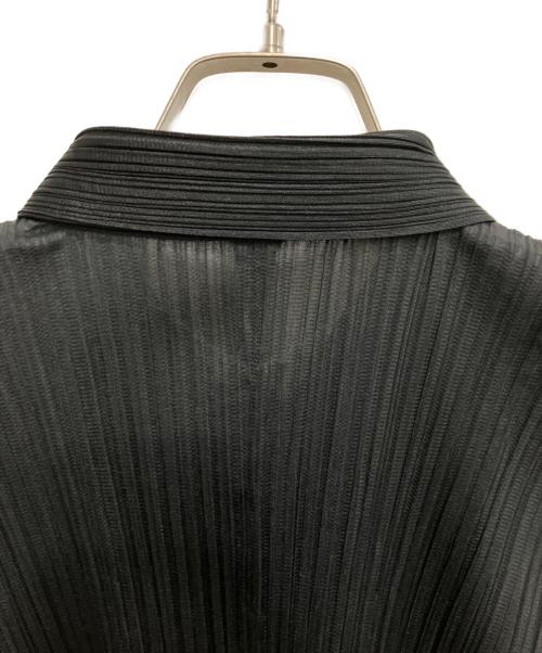 PLEATS PLEASE（プリーツプリーズ）PLEATS PLEASE (プリーツプリーズ) プリーツシャツ ブラック サイズ:3の古着・服飾アイテム