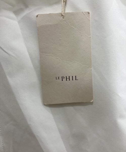 LE PHIL（ル フィル）LE PHIL (ル フィル) ドッキングカットソー ホワイト サイズ:free 未使用品の古着・服飾アイテム