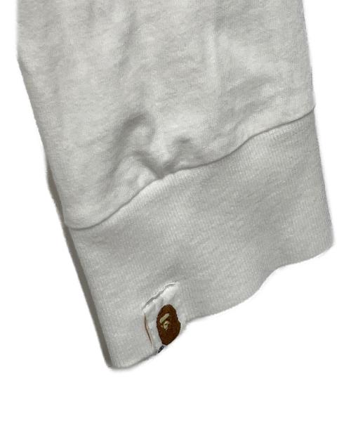 A BATHING APE（アベイシングエイプ）A BATHING APE (アベイシングエイプ) オールドロングスリーブカットソー ホワイト サイズ:SMの古着・服飾アイテム