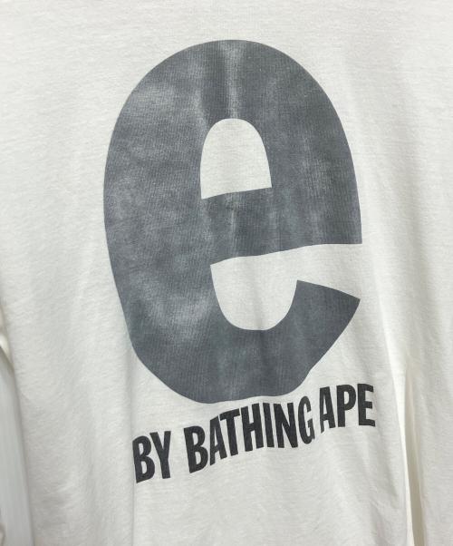 A BATHING APE（アベイシングエイプ）A BATHING APE (アベイシングエイプ) オールドロングスリーブカットソー ホワイト サイズ:SMの古着・服飾アイテム