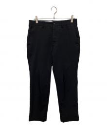 COMME des GARCONS HOMME（コムデギャルソン オム）の古着「ウールスラックス」｜ブラック