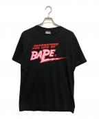 A BATHING APEアベイシングエイプ）の古着「プリントTシャツ」｜ブラック