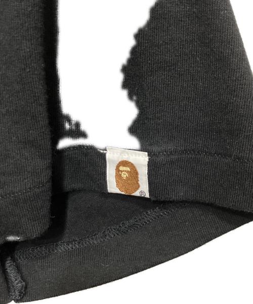 A BATHING APE（アベイシングエイプ）A BATHING APE (アベイシングエイプ) プリントTシャツ ブラック サイズ:Lの古着・服飾アイテム