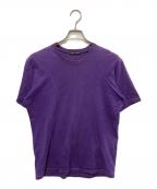 ISSEY MIYAKEイッセイミヤケ）の古着「ステッチデザインTシャツ」｜パープル